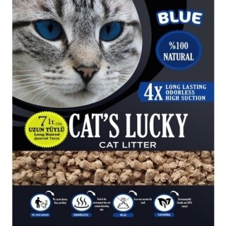 Cat's Lucky Organik Blue 2.3 kg Kedi Kumu kullananlar yorumlar